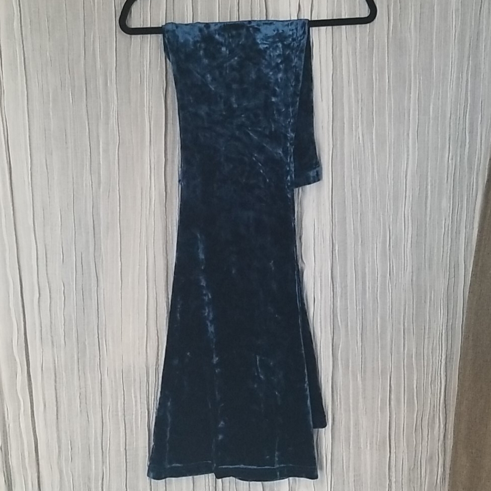 Velvet bell bottoms
